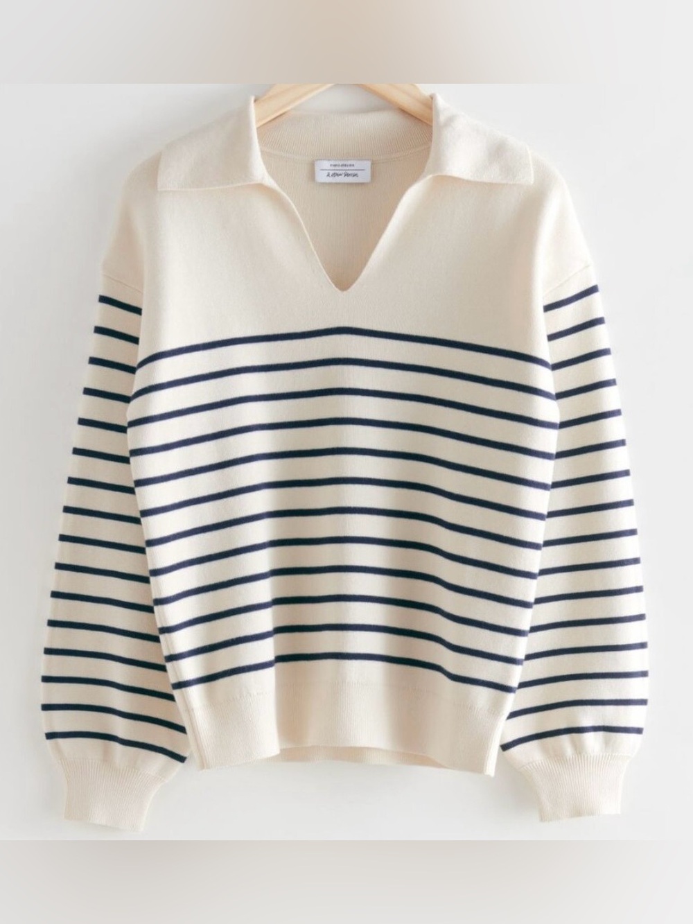 & Other Stories’ relaxed collared sweater - xs